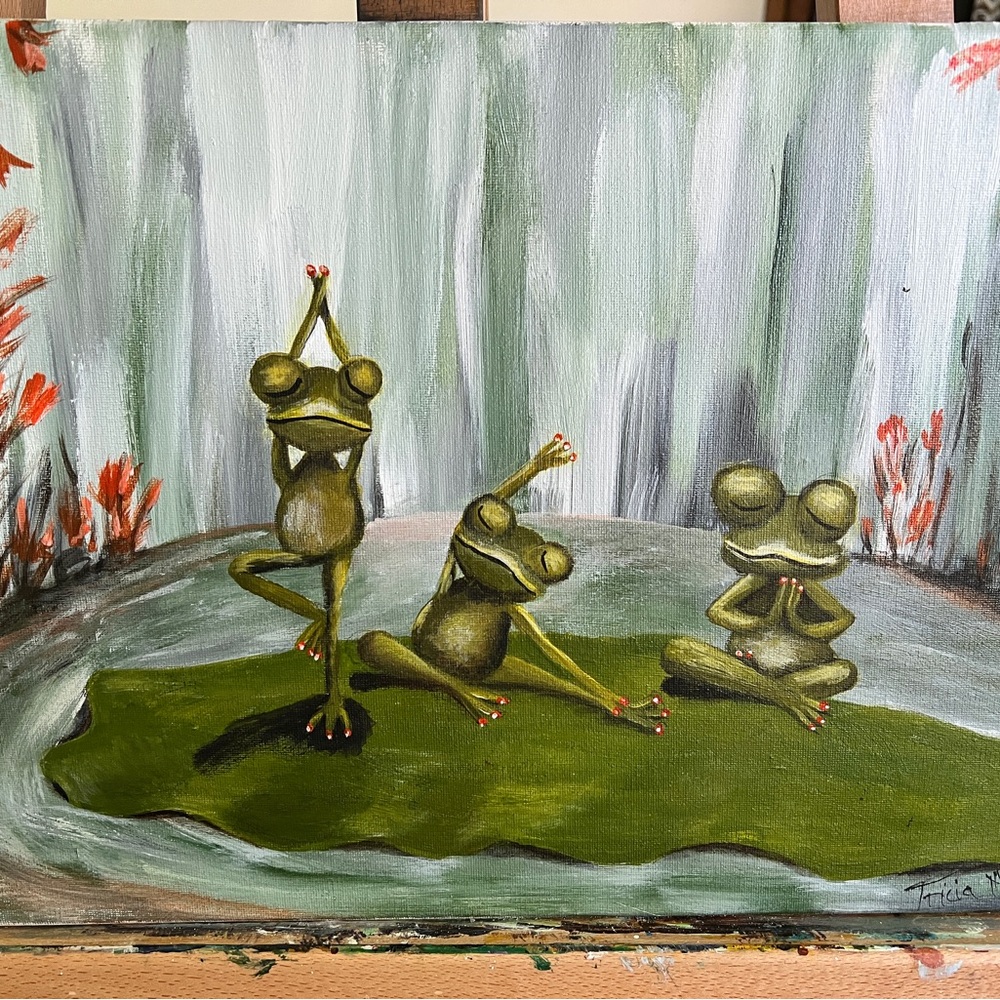 Acrylic painting